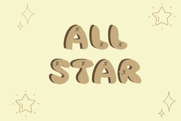 All Star Font: A Versatile Display Typeface for Creative Campaigns