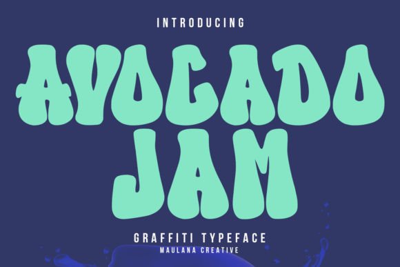 Avocado Jam: A Playful Display Font for Web Design