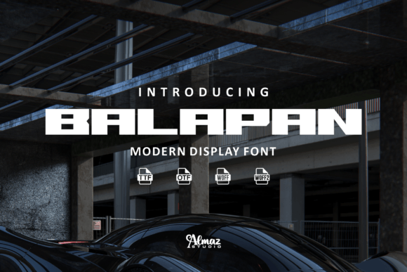 Balapan Font for Business Branding: A Bold Statement in Typography