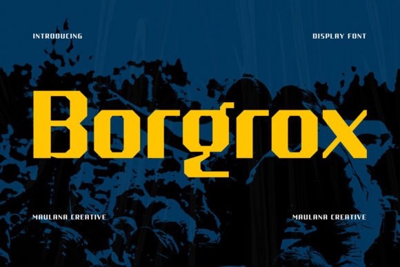 Borgrox: A Playful Font for Polished Branding