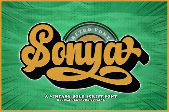 Bringing Vintage Charm with the Sonya Font
