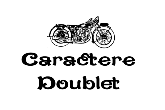 Caractere Doublet: A Retro Font for Modern Campaigns