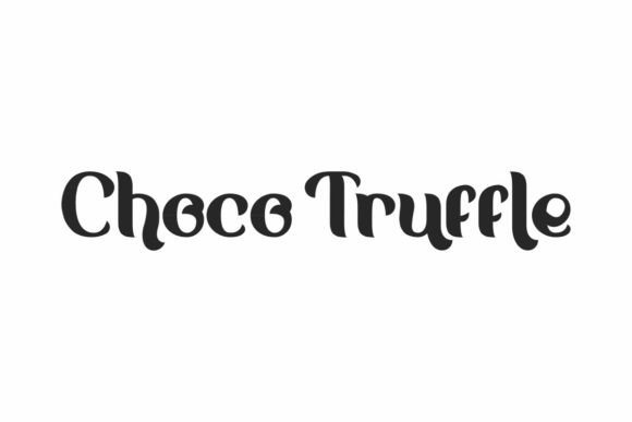 Choco Truffle: A Playful Display Font for Campaign Creativity