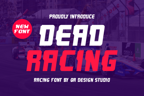 Dead Racing: A Fun and Friendly Display Font for Creative Projects
