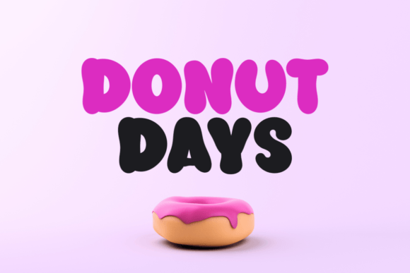 Donut Days Font for Branding and Design