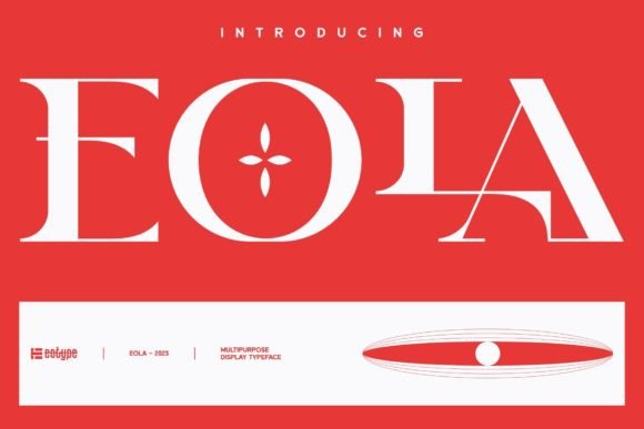 Eola: A Serif Font for Crafters and Designers