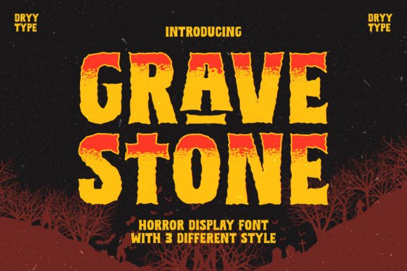 Gravestone: A Bold Display Font for Editorial Design