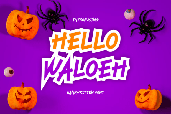 Hello Waloeh: A Playful Display Font for Your Business Branding