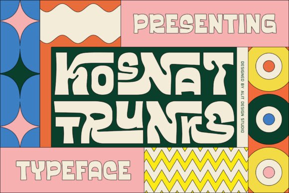 Kosnat Trunks: A Font That Breathes Life Into Your Creations