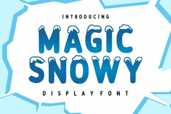 Magic Snowy: A Winter Font for Digital Design
