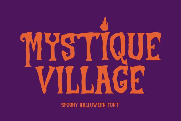 Mystique Village Font for Craft Creations