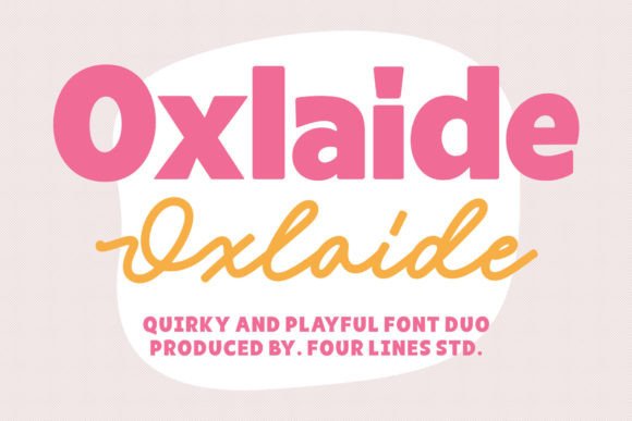 Oxlaide: A Playful Display Font for Editorial Design