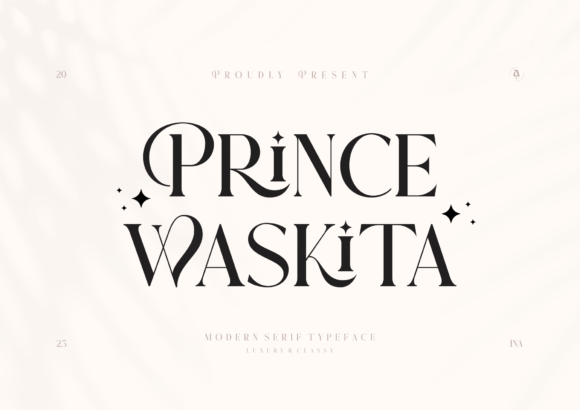 Prince Waskita: A Classy Serif Font for Editorial Design