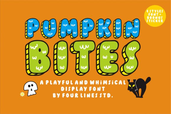 Pumpkin Bites Font Review for Campaign Design
