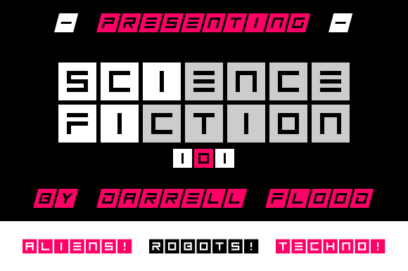 Science Fiction 101 Font Review