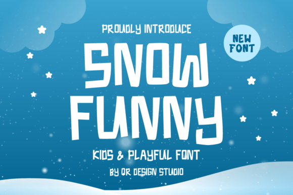 Snow Funny Font Review for Design Projects
