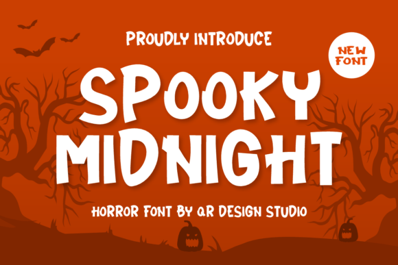 Spooky Midnight Font for Web Design Projects