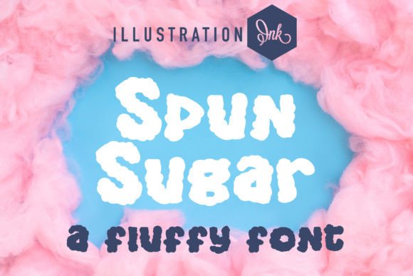 Spun Sugar Font for Branding and Design