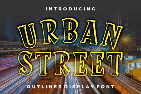 Urban Street: A Display Font for Bold Visual Statements