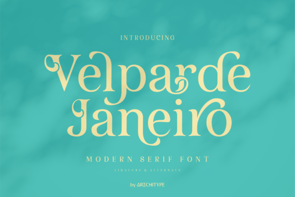 Velparde Janeiro: A Stylish Serif Font for Editorial Design